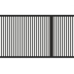 Brama dwuskrzydłowa z profili pionowych 1200x4000mm + Furtka 1200cm x 1000cm ocynk + kolor RAL bramy i furtki z profila pionowego