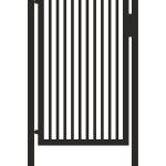 Furtka palisadowa 1200mm x 1000mm ocynk+RAL 4 kolory furtka z profila pionowego